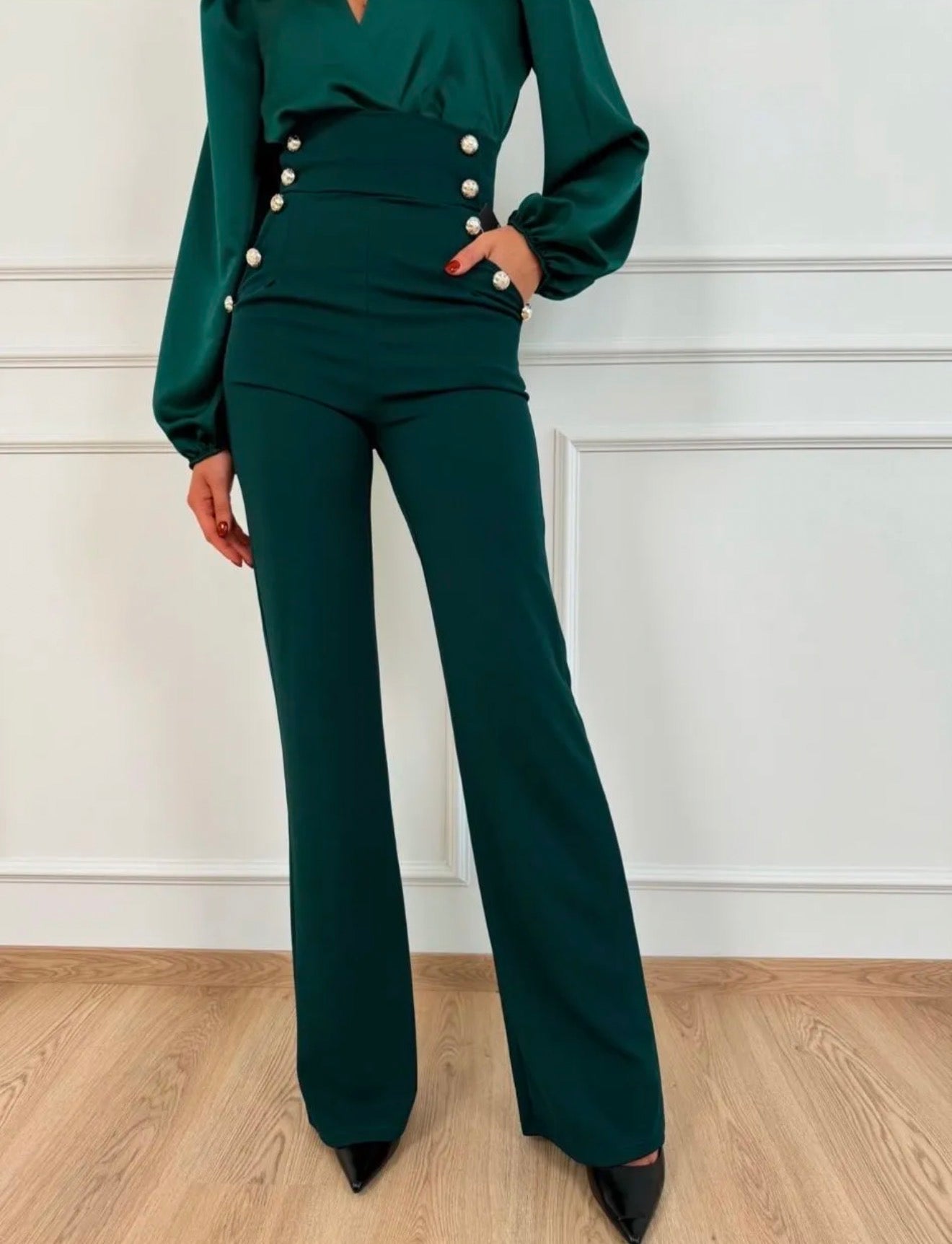 Pantalone alto in vita mod Elisabetta